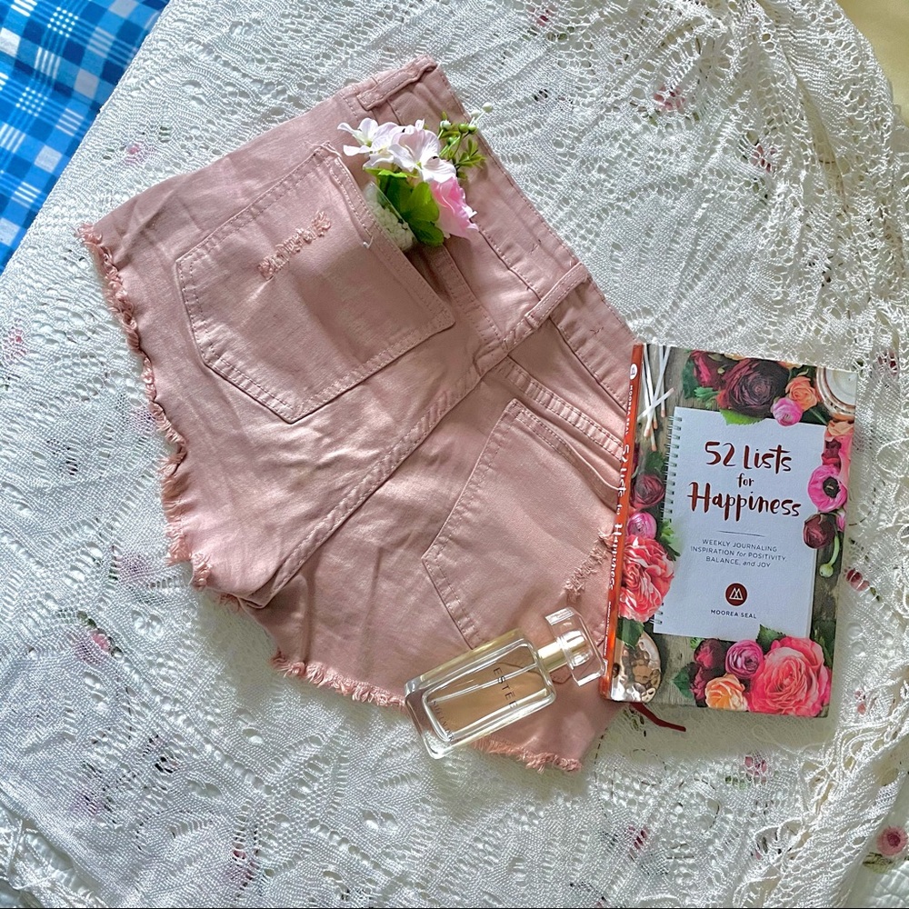 Pink Ripped Shorts - Picture 3 of 3